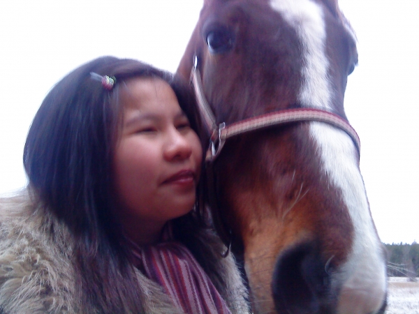 Me and horse at annas' place in lundaskog. cutest.jpg